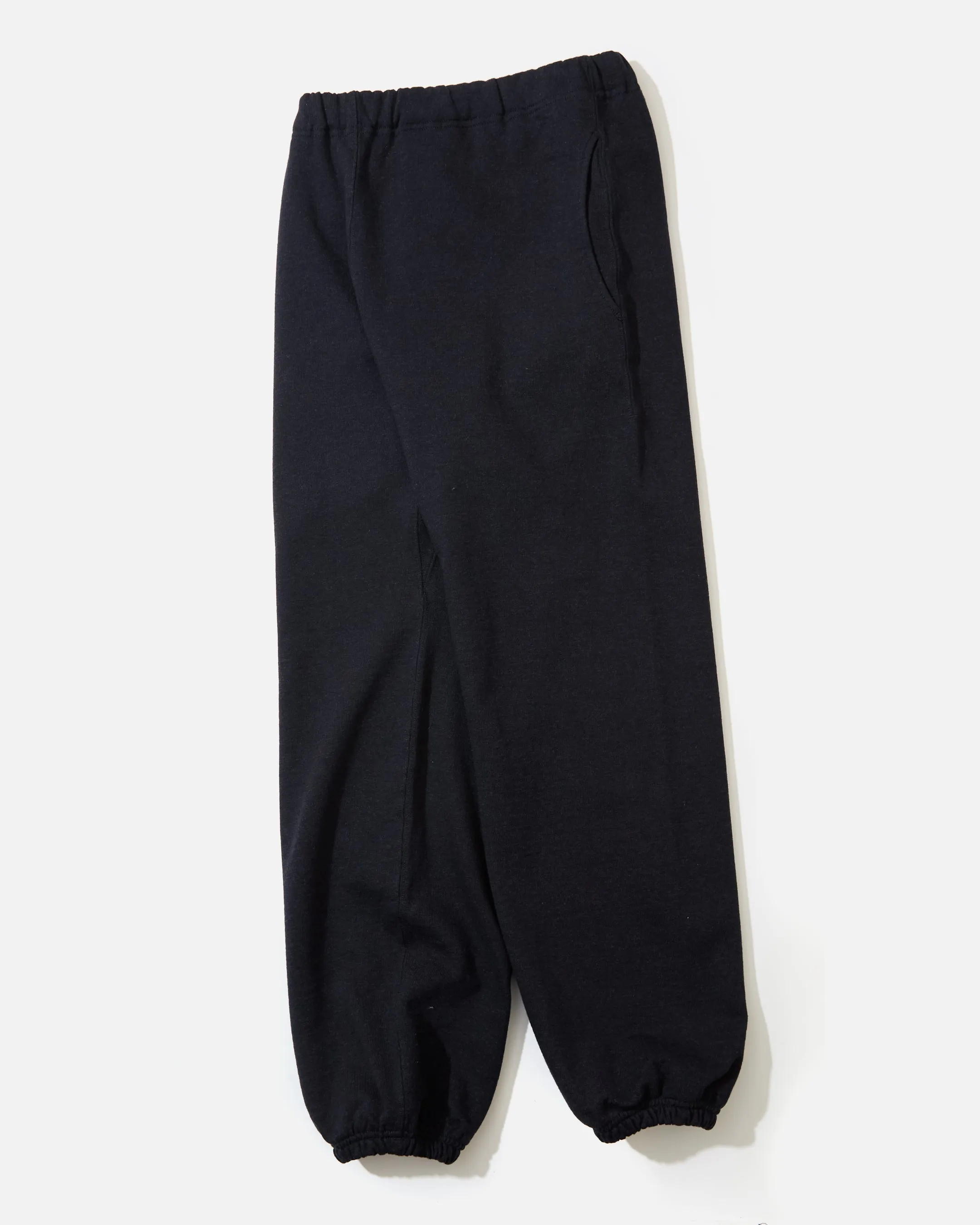 Recycled Cotton Sweat Pants - Black