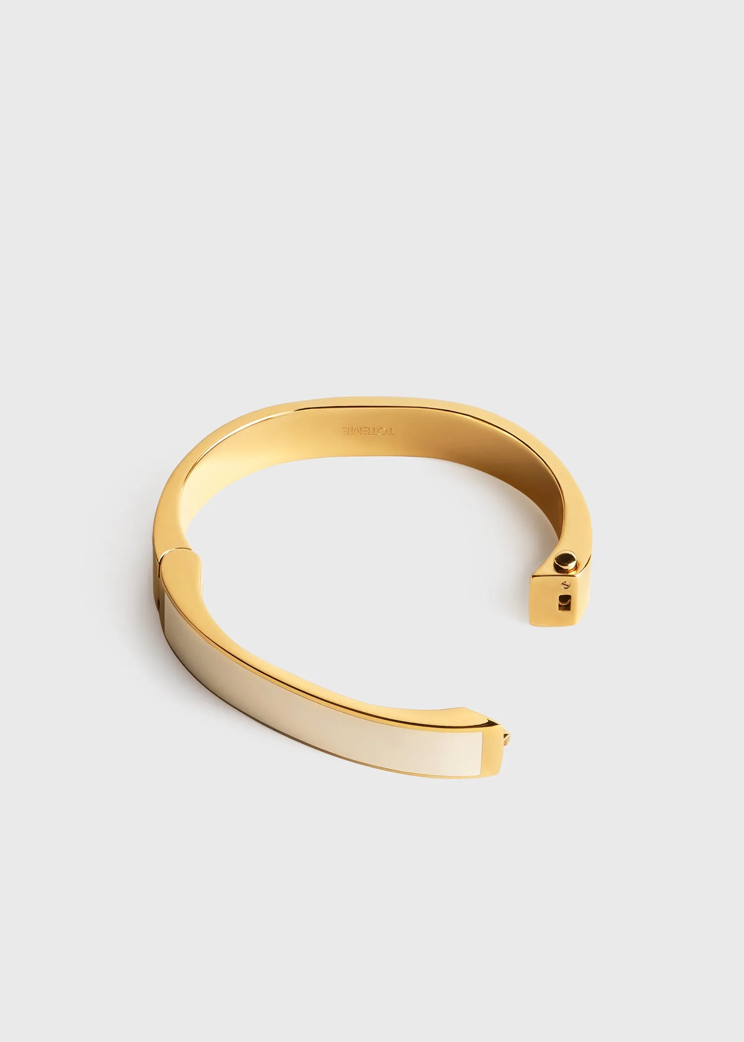 Signature bracelet ecru/gold