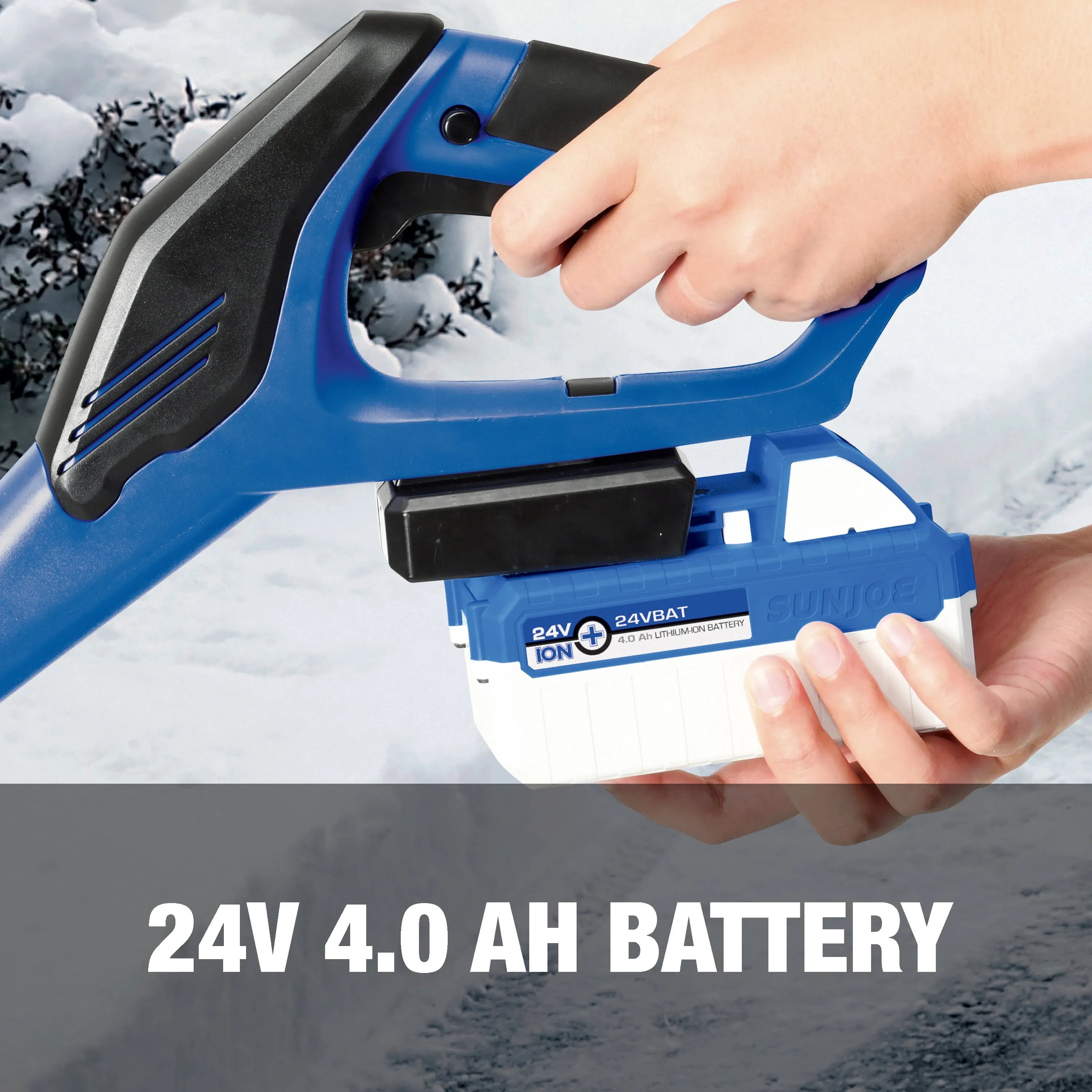 Snow Joe 24V-SS13 24-Volt* IONMAX Cordless Snow Shovel Kit | 13-Inch | W/ 4.0-Ah Battery and Charger