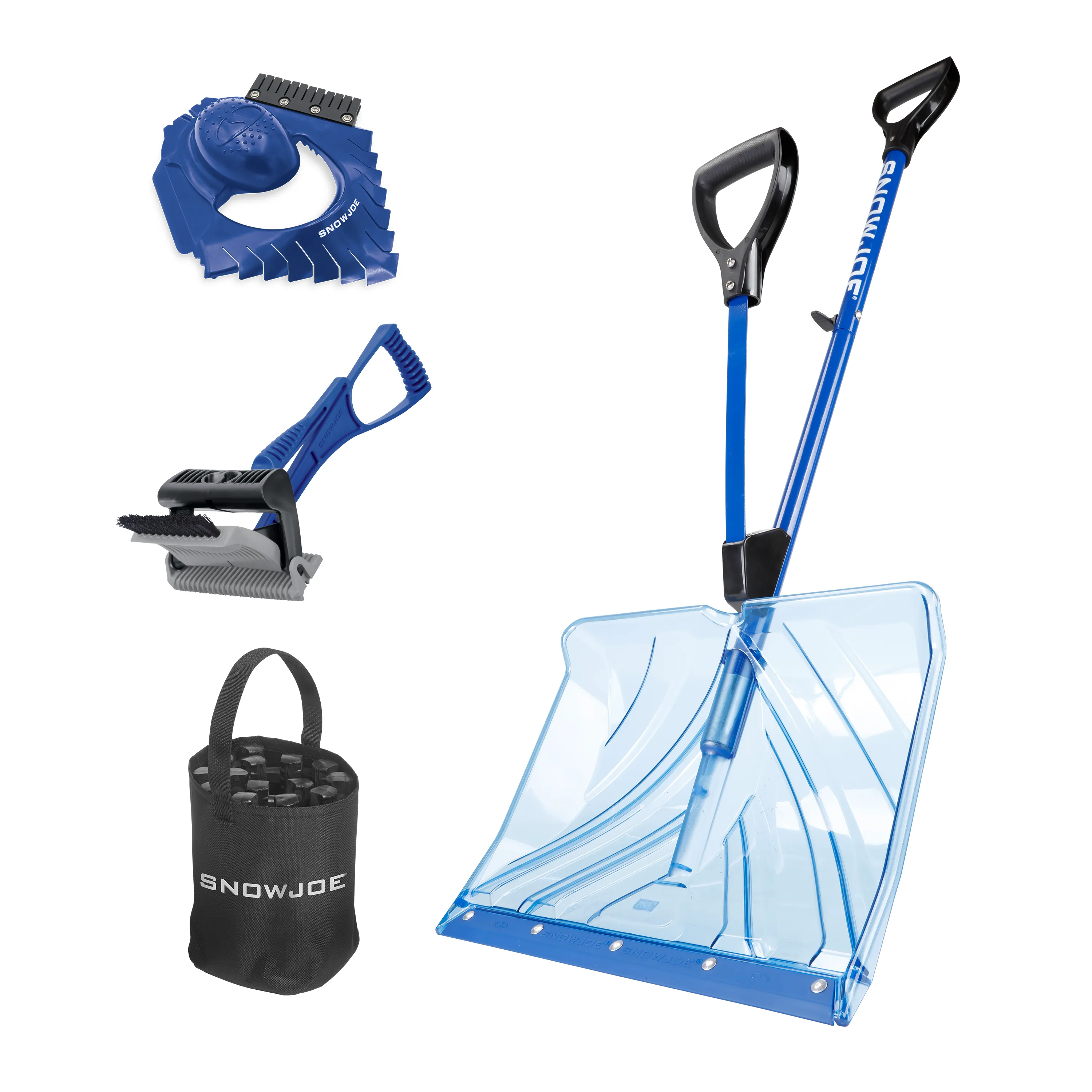 Snow Joe QUICKPICK-BDL Quick Snow Clearing Bundle | TrackAssist | IceDozers | Ergonomic Shovel