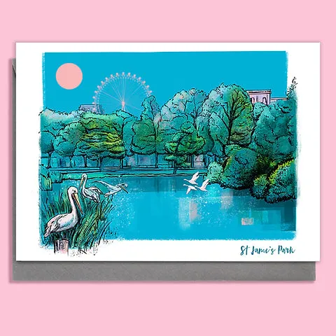 St James Park Blank Card