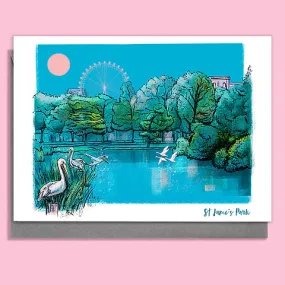 St James Park Blank Card