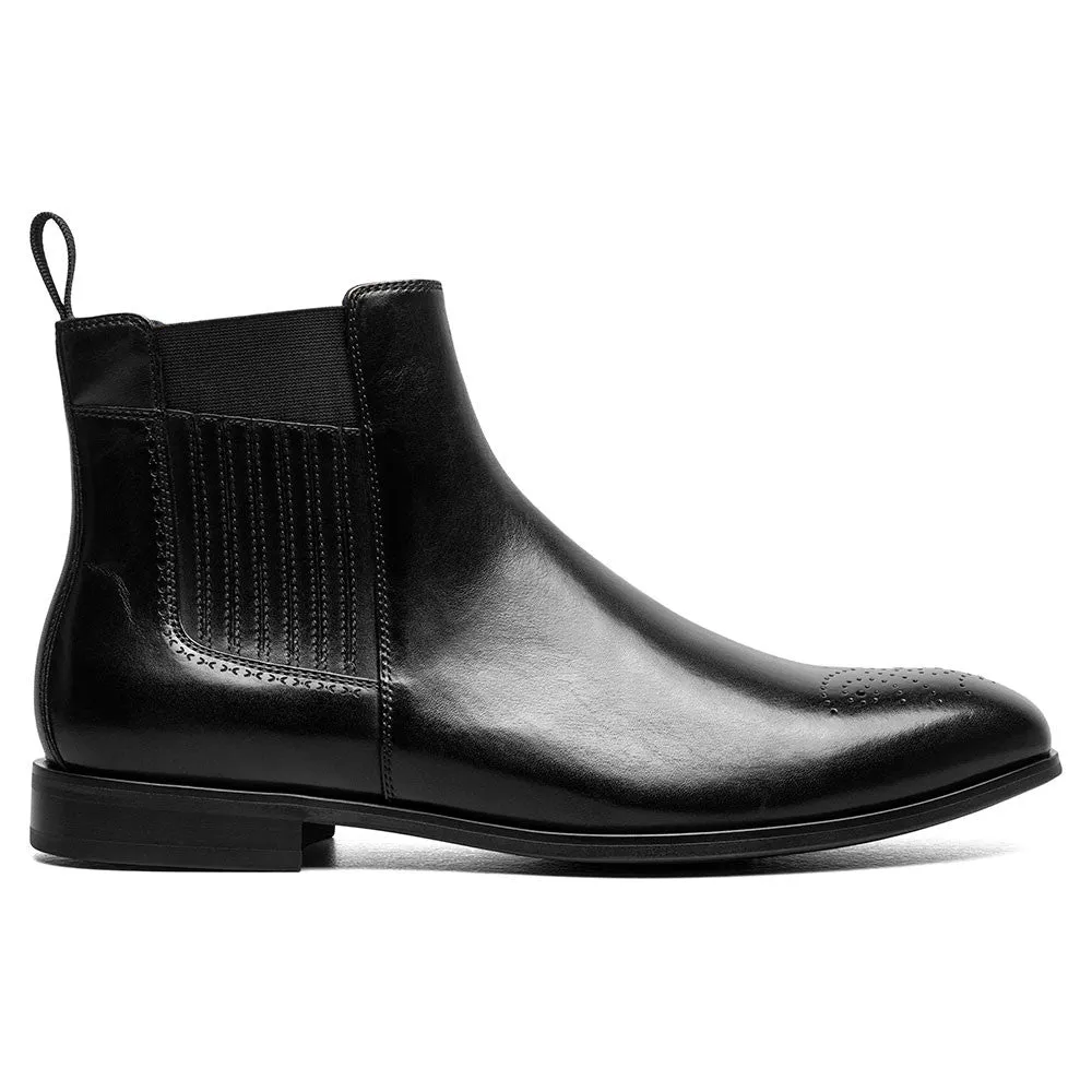 Stacy Adams Bradley Black Men’s Plain Toe Chelsea Boots