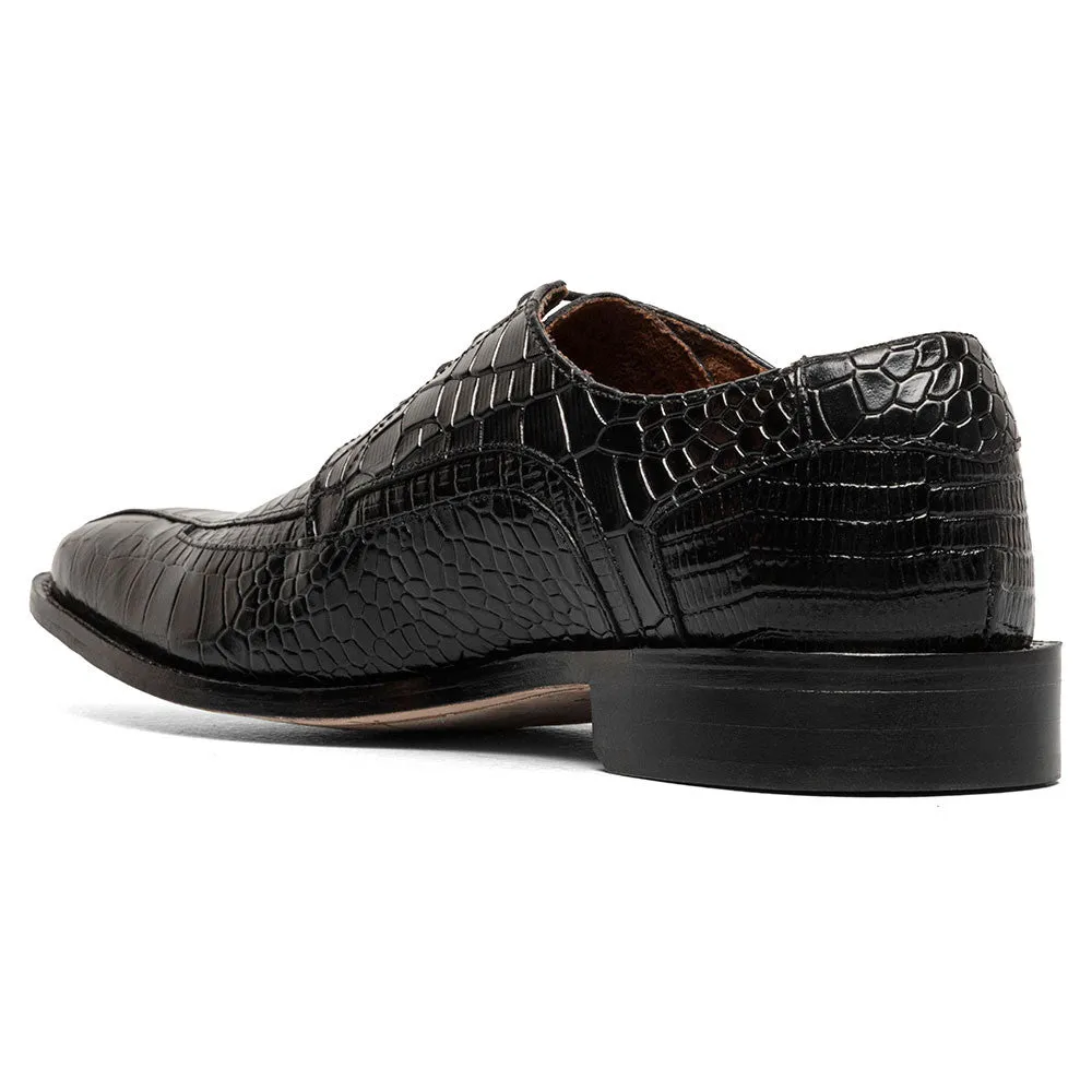 Stacy Adams Gabardo Black Men’s Bike Toe Oxford Shoes