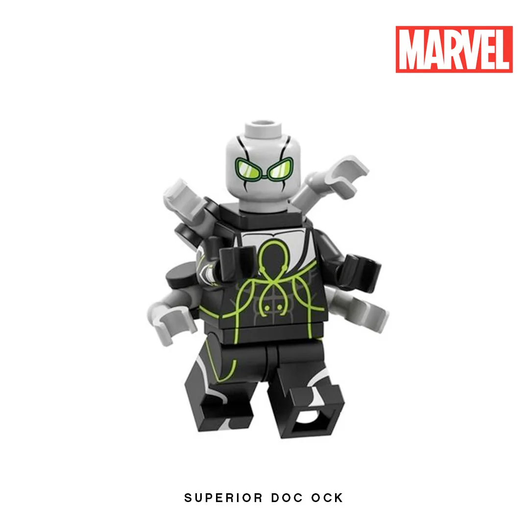 Superior Doc Ock Custom Minifigure Keychain