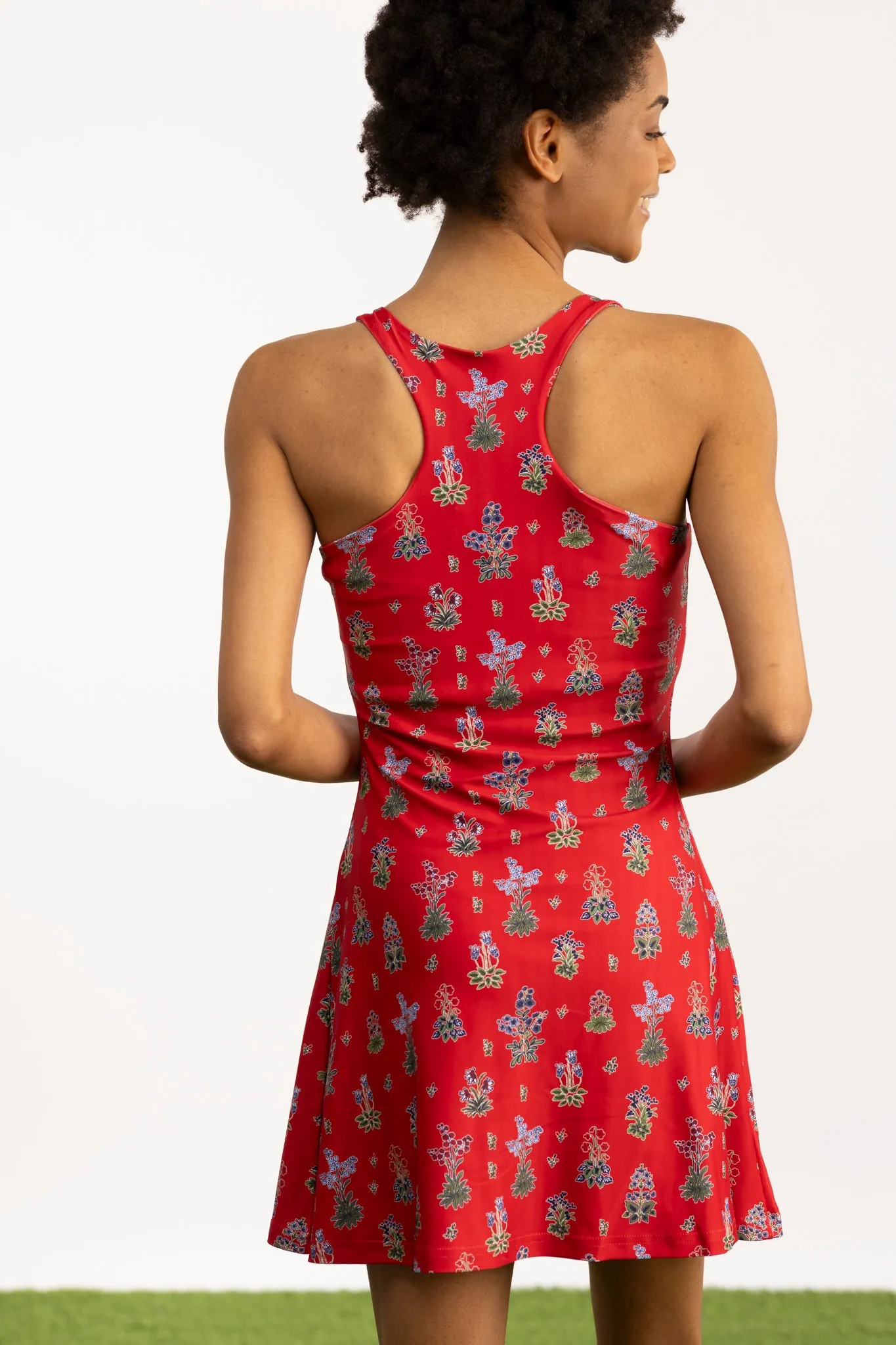 The Camilla Dress - Meadows Kiss Cherry