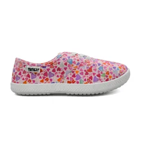 Tomcat Hearts Canvas Shoes - Pink